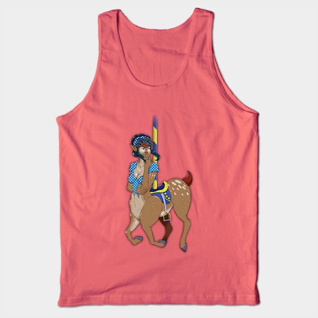 Carousel Girl Tank Top by t_iii